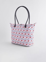 Cath Kidston Pink Paddington Hearts Foldaway Medium Tote Bag - Image 2 of 11