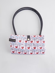 Cath Kidston Pink Paddington Hearts Foldaway Medium Tote Bag - Image 3 of 11