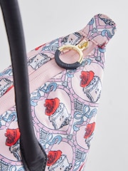Cath Kidston Pink Paddington Hearts Foldaway Medium Tote Bag - Image 7 of 11