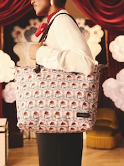 Cath Kidston Pink Paddington Hearts Foldaway Medium Tote Bag - Image 8 of 11