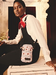 Cath Kidston Pink Paddington Hearts Crossbody Phone Holder - Image 1 of 7