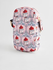 Cath Kidston Pink Paddington Hearts Crossbody Phone Holder - Image 3 of 7