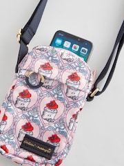Cath Kidston Pink Paddington Hearts Crossbody Phone Holder - Image 5 of 7