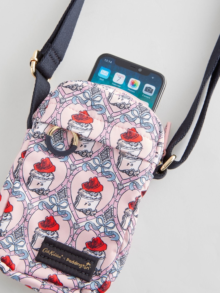 Cath Kidston Porte-téléphone Paddington Cœur Crossbody - Image 5 of 7
