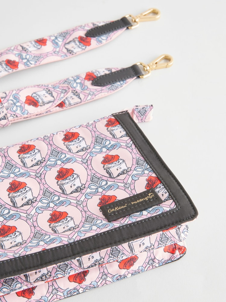 Cath Kidston Pink Paddington Hearts Double Pouch Cross-Body Bag - Image 11 of 11
