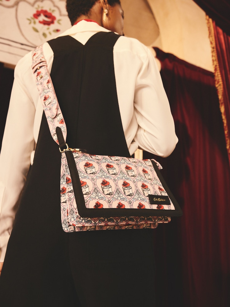 Cath Kidston – Paddington – Umhängetasche mit zwei Fächern und Herzmotiv - Image 3 of 11