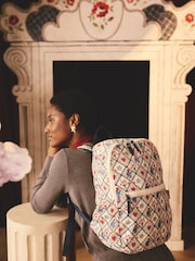 Cath Kidston Ecru Paddington Fold Away Backpack - Image 1 of 11