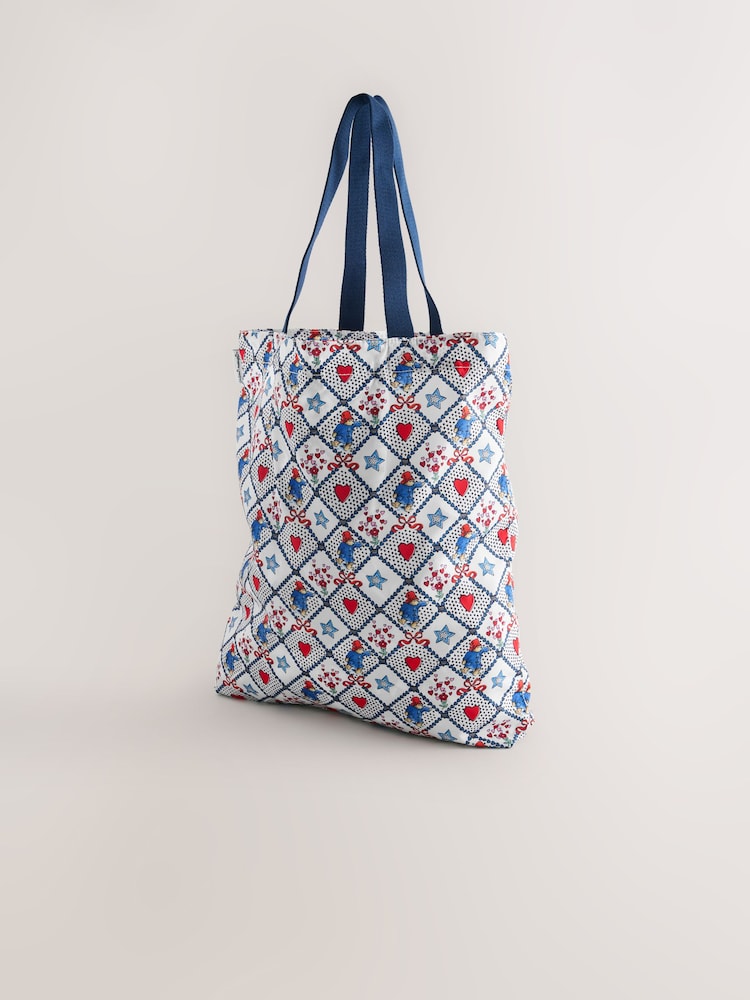 Cath Kidston Ecru Check Paddington Foldaway Tote - Image 2 of 6