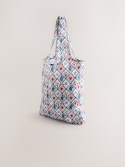 Cath Kidston Ecru Check Paddington Fold Away Shopper - Image 4 of 9