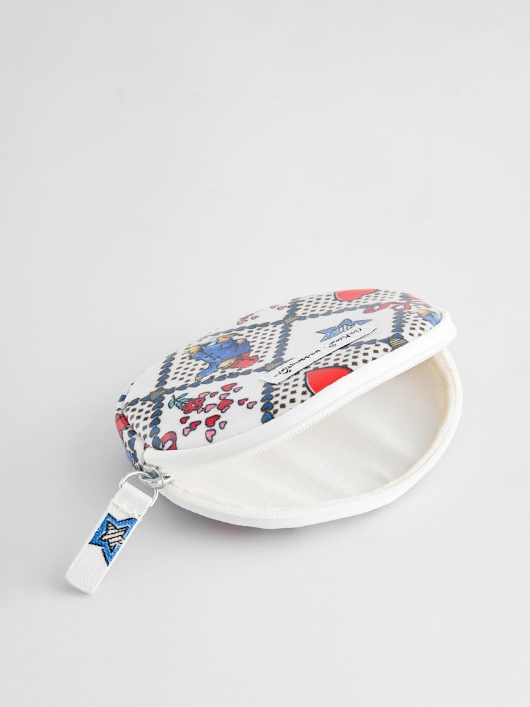Cath Kidston Ecru Check Paddington Oval Purse - Image 3 of 4