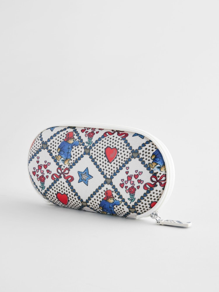 Cath Kidston Ecru Check 100% Cotton Paddington Glasses Case - Image 1 of 6