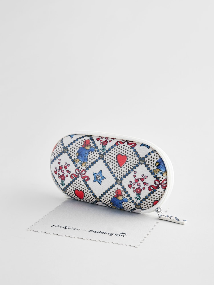 Cath Kidston Ecru Check 100% Cotton Paddington Glasses Case - Image 2 of 6