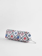 Cath Kidston Ecru Check Paddington Pencil Case - Image 2 of 6