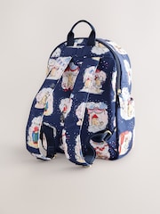 Cath Kidston Navy Paddingon Party Compact Backpack - Image 4 of 8