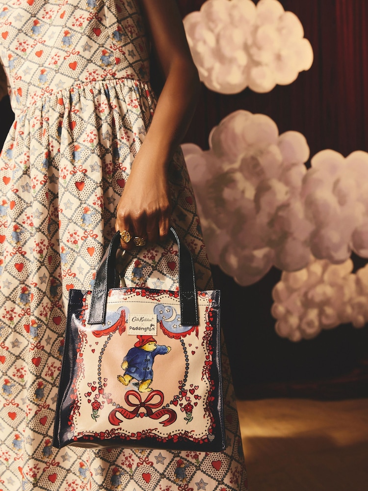 Cath Kidston Navy Paddington Party Small Book Bag - Image 1 of 8