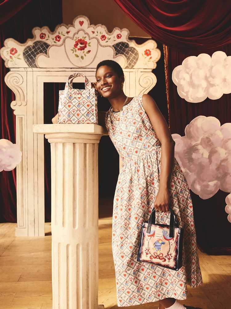 Cath Kidston Navy Paddington Party Small Book Bag - Image 2 of 8