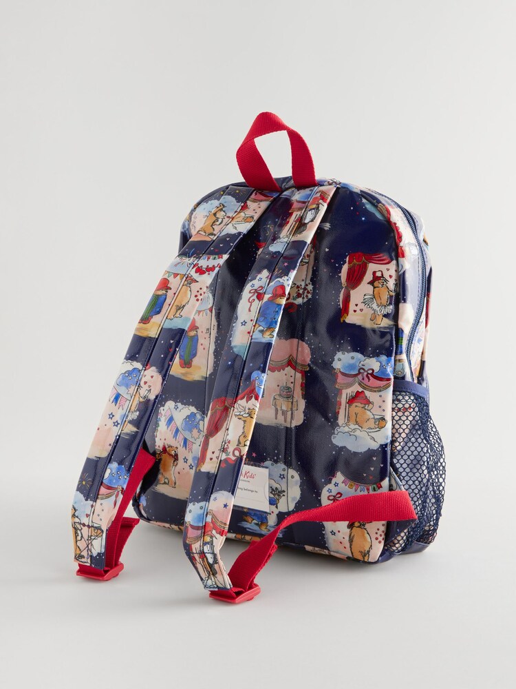 Cath Kidston Tartan Backpack - Navy and Red Amazon.com: Cath Kidston Matt Oilcloth Multi Pocket Backpack  main image 4