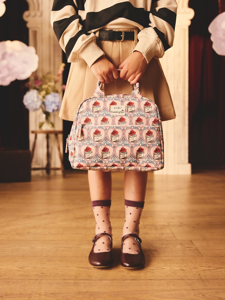Cath Kidston Pink Kids Paddington Hearts Lunch Bag - Image 1 of 8