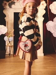 Cath Kidston Pink/Red Kids Paddington Hearts Cross-Body Bag - Image 1 of 7