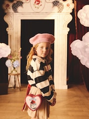 Cath Kidston Pink/Red Kids Paddington Hearts Cross-Body Bag - Image 2 of 7