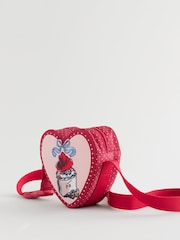 Cath Kidston Pink/Red Kids Paddington Hearts Cross-Body Bag - Image 3 of 7