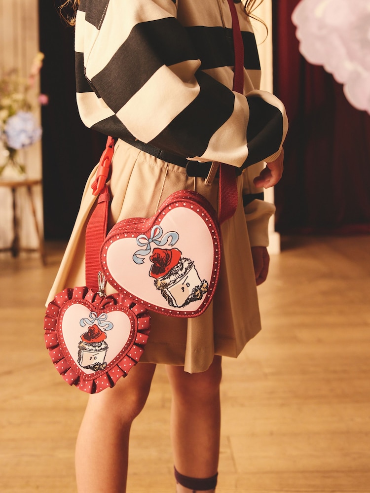 Cath Kidston Pink/Red Kids Paddington Hearts Purse - Image 2 of 9