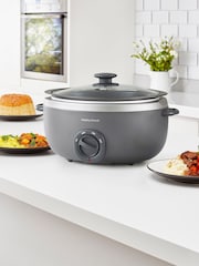 Morphy Richards Silver Sear And Stew 6.5L Slow Cooker - Image 1 of 3