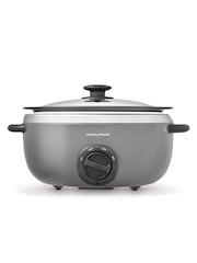 Morphy Richards Silver Sear And Stew 6.5L Slow Cooker - Image 2 of 3