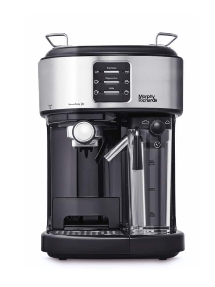 Morphy Richards Black And Stainless Steel Traditional Pump Espresso Machine - Image 2 of 4