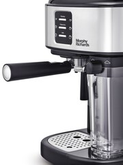 Morphy Richards Black And Stainless Steel Traditional Pump Espresso Machine - Image 4 of 4