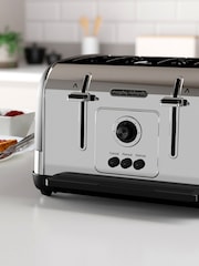 Morphy Richards Black Venture 4 Slice Toaster - Image 1 of 4