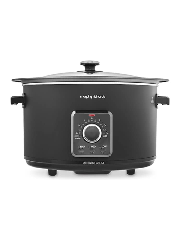 Morphy Richards Black Easy Time 6.5L Slow Cooker - Image 6 of 6 Morphy Richards Black Easy Time 6.5L Slow Cooker - Image 6 of 6