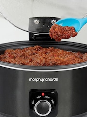 Morphy Richards Black Sear And Stew 6.5L Slow Cooker - Image 1 of 4