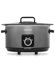 Morphy Richards Black Sear And Stew 6.5L Slow Cooker - Image 2 of 4