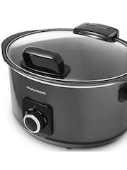 Morphy Richards Black Sear And Stew 6.5L Slow Cooker - Image 5 of 6