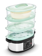 Morphy Richards Black 3 Tier Food Steamer - Image 2 of 3