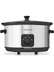 Morphy Richards Brushed Stainless Steel 6.5L Slow Cooker - Image 2 of 4