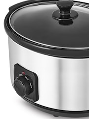 Morphy Richards Brushed Stainless Steel 6.5L Slow Cooker - Image 3 of 4