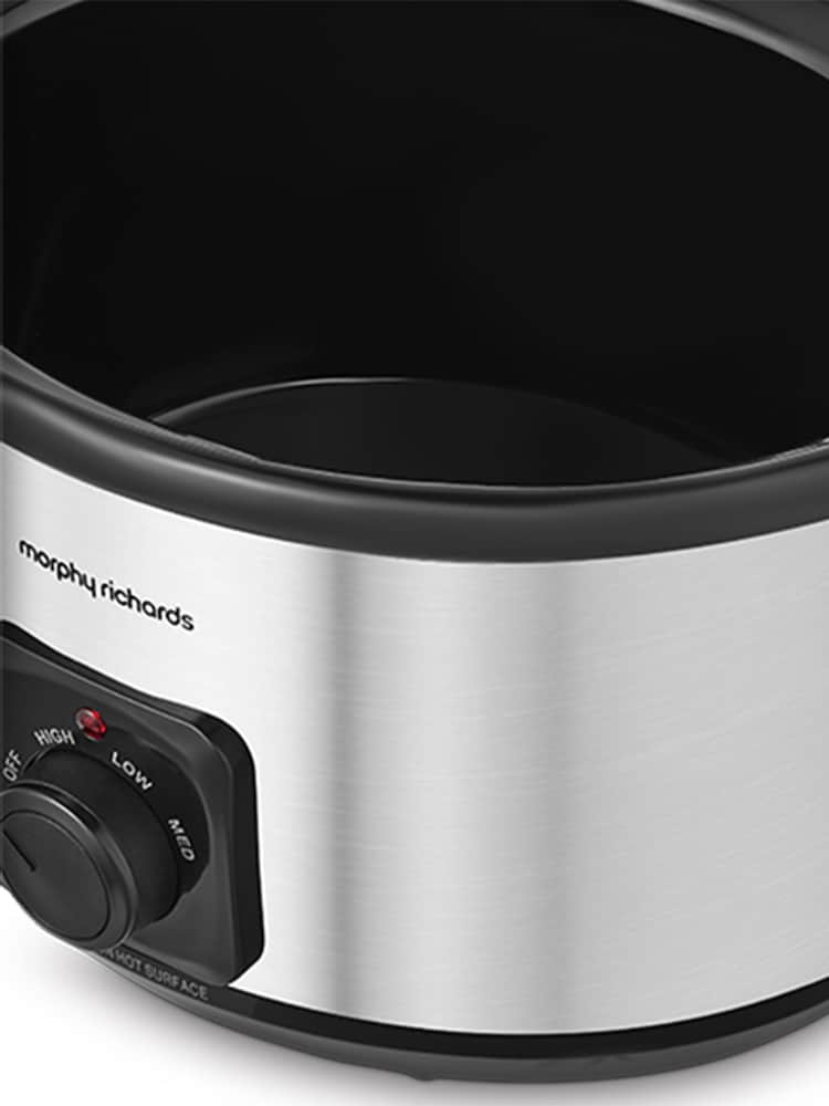 Morphy Richards Brushed Stainless Steel 6.5L Slow Cooker - Image 4 of 4