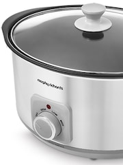 Morphy Richards Brushed Stainless Steel 6.5L Slow Cooker - Image 2 of 4