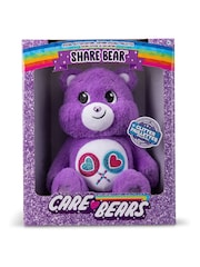 Care Bears Medium 35cm Glitter Belly Plush Share Bear - Image 3 of 4