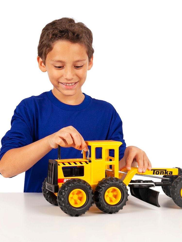 Tonka Steel Classics Road Grader Toy - Image 6 of 6