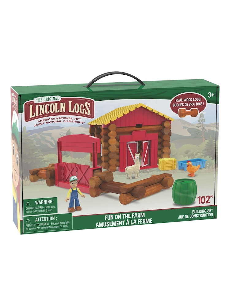 Lincoln Logs Lincoln Logs Fun on the Farm 102 piece Building Set - Image 1 of 2