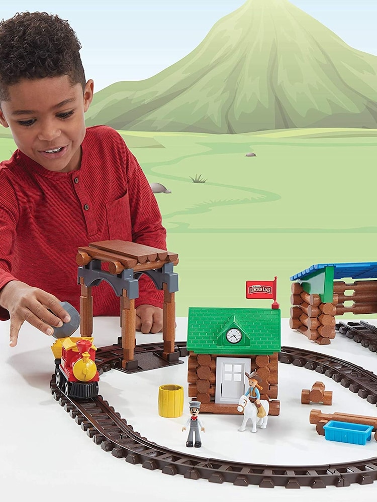 Lincoln Logs Sawmill Express Train 101 Piece Set - Image 2 of 2
