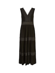 Yumi Black Lace Trim Sun Dress - Image 5 of 5