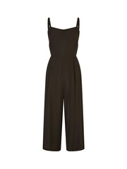 Mela Black Viscose Tie Back Jumpsuit With Pockets - Image 5 of 5