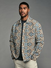 Multi Floral Quilted Tapestry Shacket - Image 1 of 9