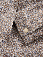 Natural Floral Quilted Tapestry Shacket - Image 10 of 10