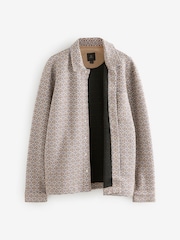 Natural Floral Quilted Tapestry Shacket - Image 7 of 10