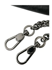 Dolce & Gabbana Mens Leather Black Wallet with Chain Strap and Logo Detailing - Image 3 of 6